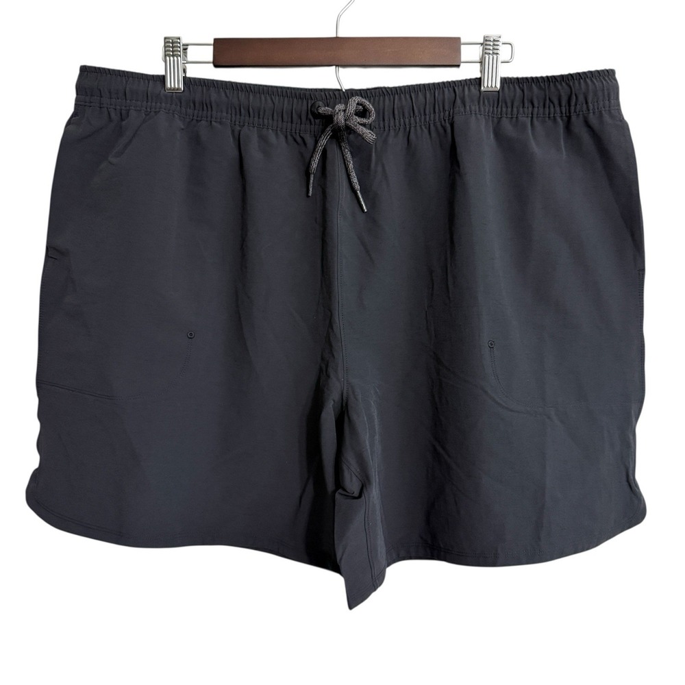 NWT allbirds Natural Run‎ Shorts men's XXL black merino wool active nylon hike
